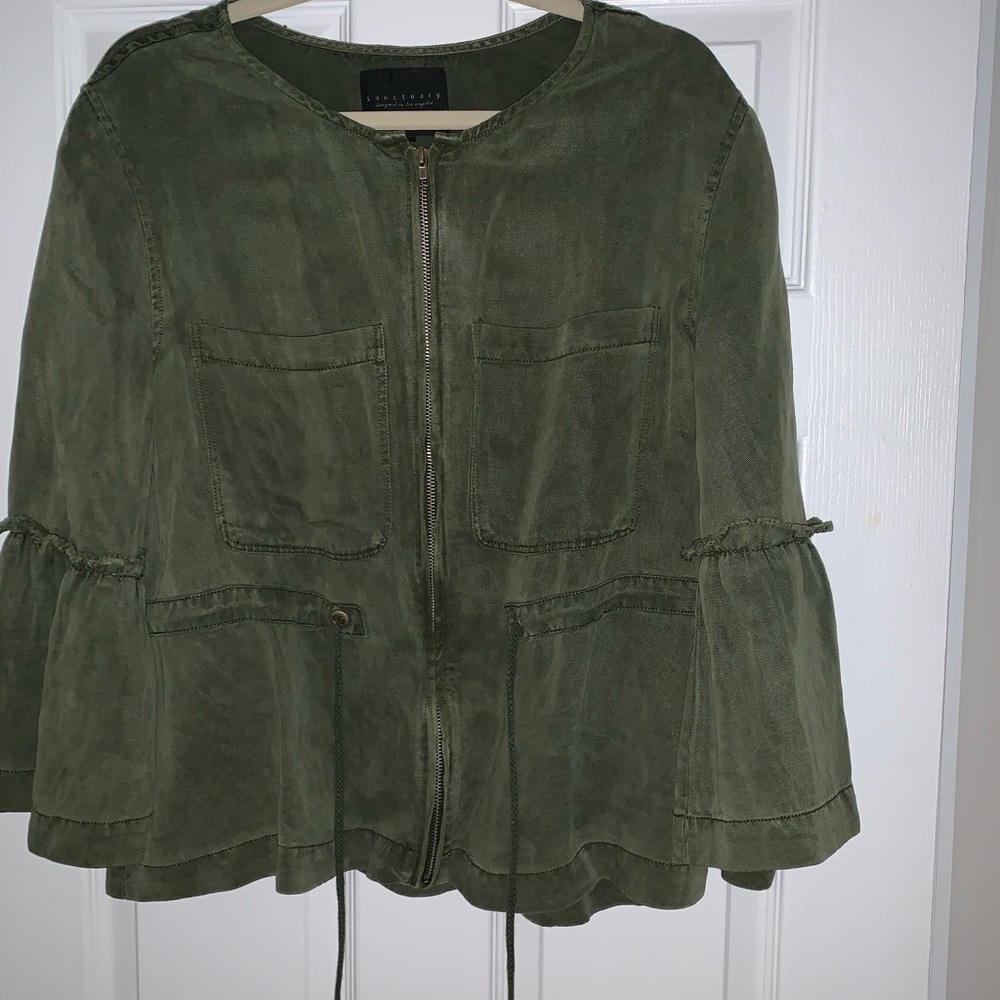 ⚡️🧥SANCTUARY Green Layering Jacket🧥⚡️